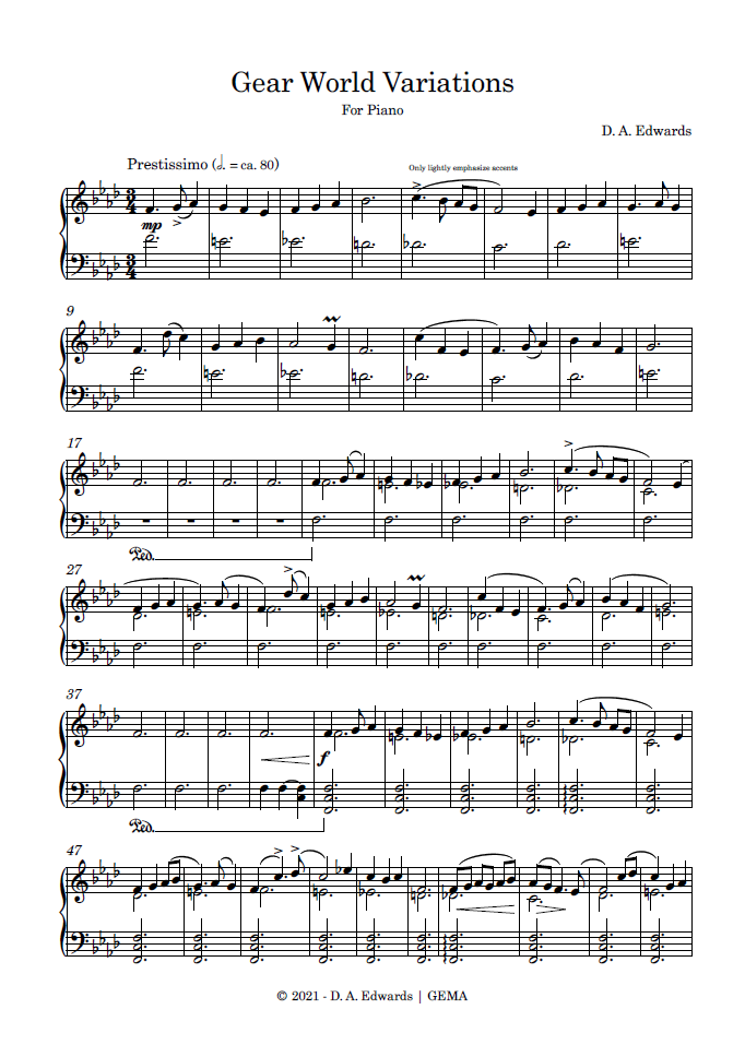 Page 3 - Preview of the piano score